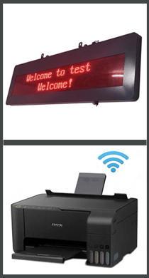 LED Matrix & Wireless Printer