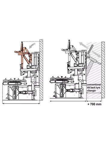 S119 PRO DUO LNL Tyre Changer